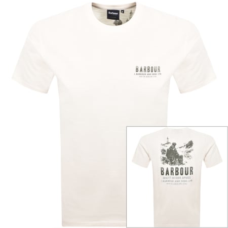 Product Image for Barbour Glencorse Graphic T Shirt Whisper White