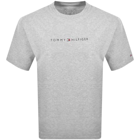 Product Image for Tommy Hilfiger Logo T Shirt Grey