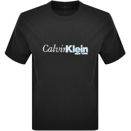 Product Image for Calvin Klein Cursive Graphic T Shirt Black