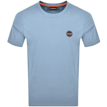 Product Image for Napapijri Salis Logo T Shirt Blue