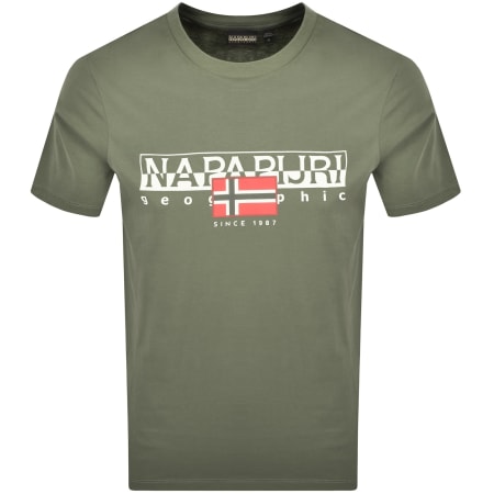 Product Image for Napapijri S Aylmer T Shirt Green