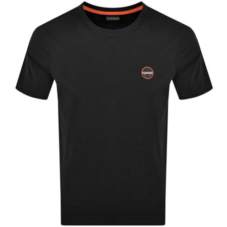 Product Image for Napapijri S Badge T Shirt Black