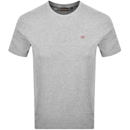 Product Image for Napapijri Salis Logo T Shirt Grey