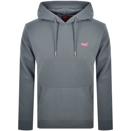Product Image for Superdry Essential Logo Hoodie Blue