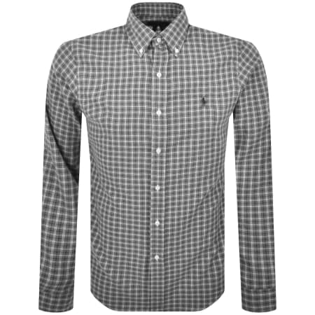 Recommended Product Image for Ralph Lauren Long Sleeve Shirt Grey