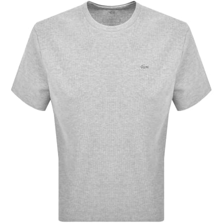 Product Image for Lacoste Loungewear Waffle T Shirt Grey