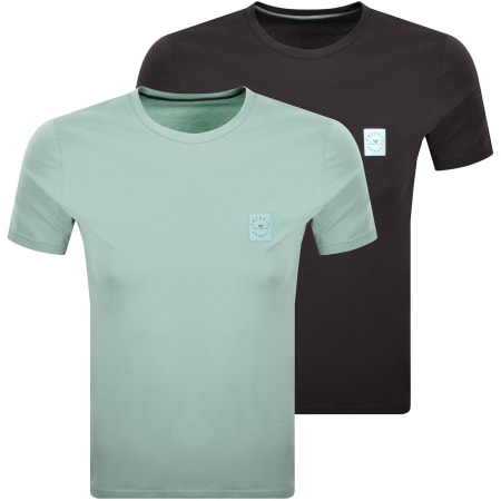 Product Image for Emporio Armani 2 Pack Logo T Shirts
