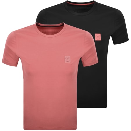 Product Image for Emporio Armani 2 Pack Logo T Shirts