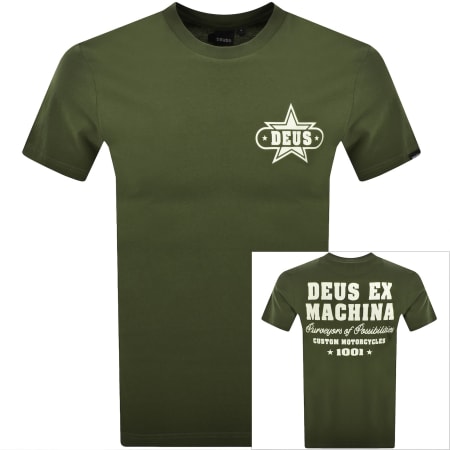 Product Image for Deus Ex Machina Gumshoe T Shirt Green