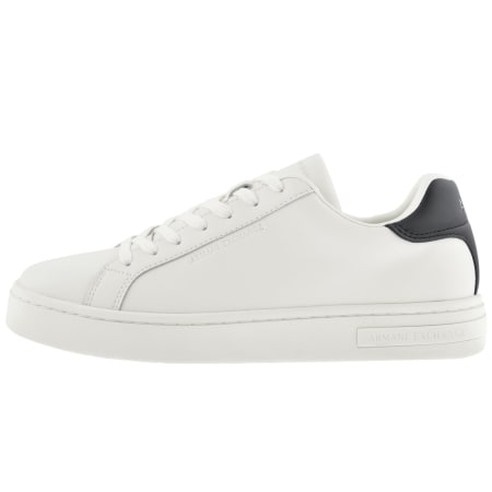 Product Image for Armani Exchange Logo Trainers White