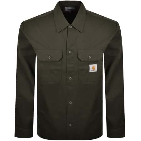 Product Image for Carhartt WIP Craft Long Sleeve Shirt Cypress Green