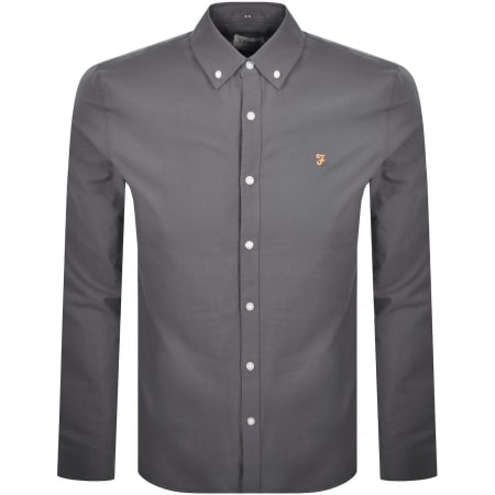 Product Image for Farah Brewer Long Sleeve Shirt Grey
