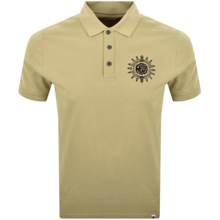 Product Image for Pretty Green Parthian Motif Polo T Shirt Taupe