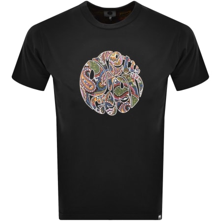 Product Image for Pretty Green Paisley Logo T Shirt Black