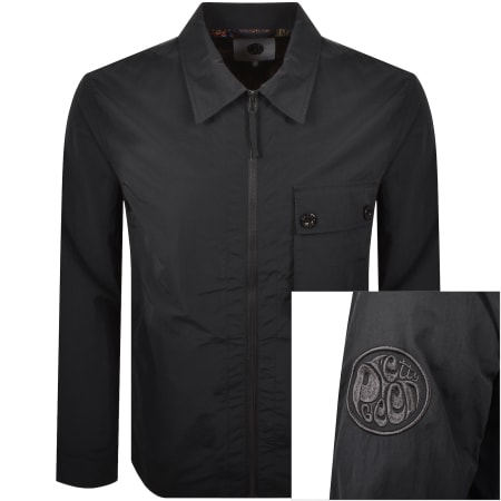 Product Image for Pretty Green Heaton Zip Overshirt Black
