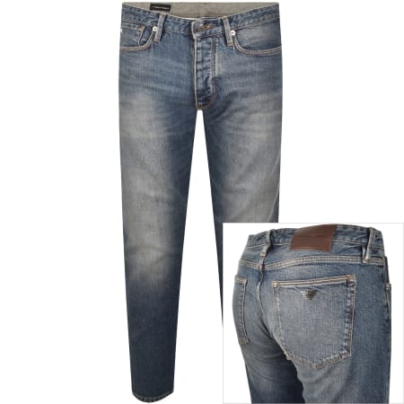 Product Image for Emporio Armani J75 Slim Fit Jeans Blue Denim