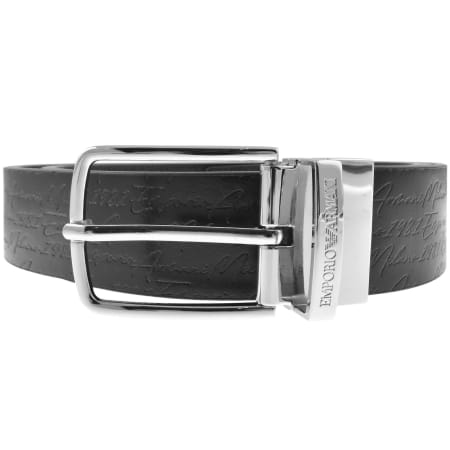 Product Image for Emporio Armani Reversible Belt Gift Set Black