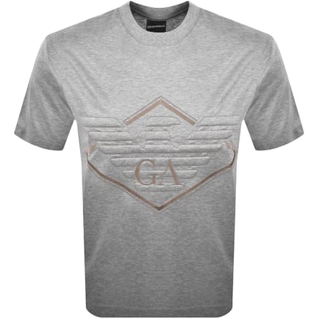 Product Image for Emporio Armani Logo T Shirt Grey
