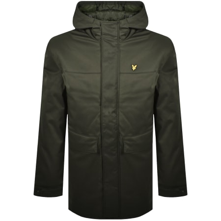 Product Image for Lyle And Scott Wadded Longline Parka Green