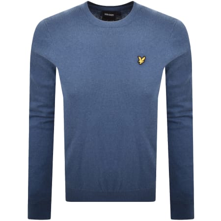 Product Image for Lyle And Scott Cotton Merino Jumper Blue
