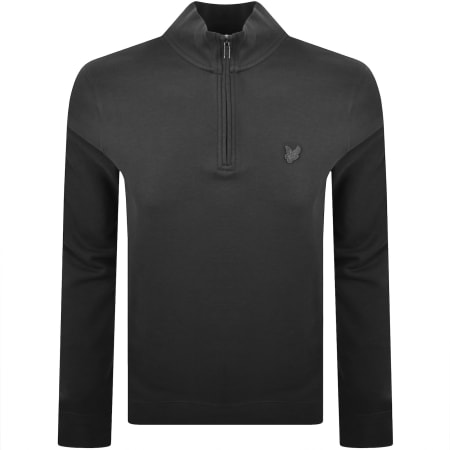 Product Image for Lyle And Scott Quarter Zip Sweatshirt Gunmetal