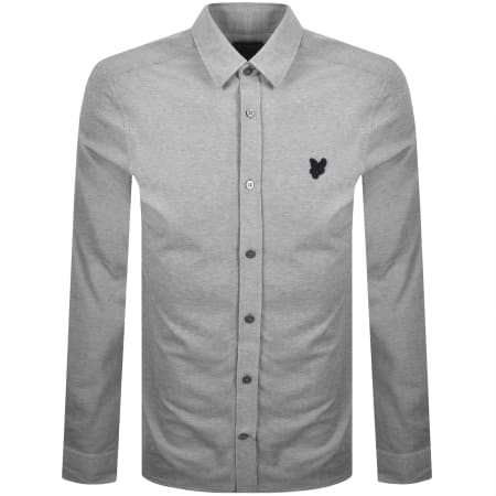 Product Image for Lyle And Scott Pique Interlock Shirt Blue