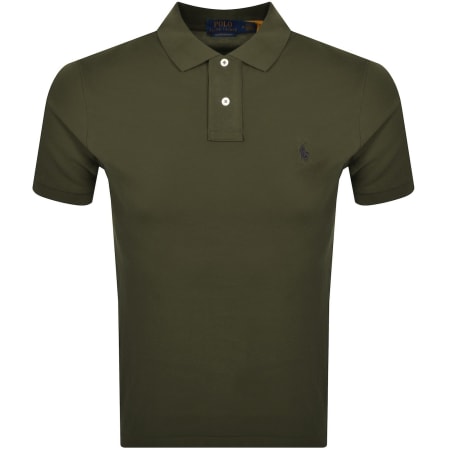 Product Image for Ralph Lauren Custom Slim Polo T Shirt Green