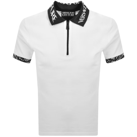 Product Image for Versace Jeans Couture Liquify Polo T Shirt White