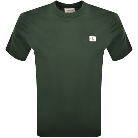 Product Image for Calvin Klein Jeans Badge T Shirt Green