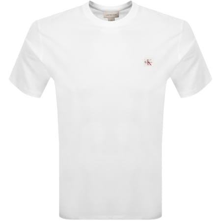 Product Image for Calvin Klein Jeans Badge T Shirt White