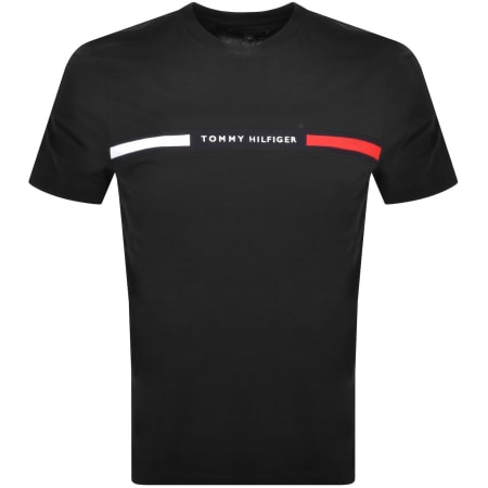 Product Image for Tommy Hilfiger Chest Insert T Shirt Black