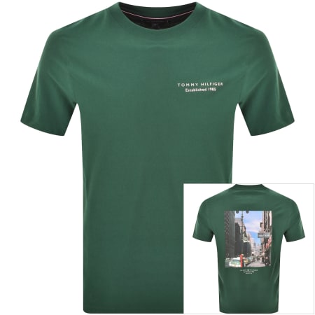 Product Image for Tommy Hilfiger Photo Print T Shirt Green