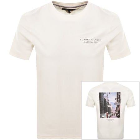Product Image for Tommy Hilfiger Photo Print T Shirt Ivory