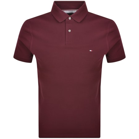 Product Image for Tommy Hilfiger Short Sleeved Polo Burgundy