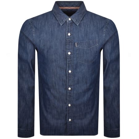 Product Image for Superdry Essential Long Sleeved Shirt Blue