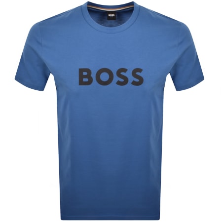 Product Image for BOSS Beachwear Logo T Shirt Blue