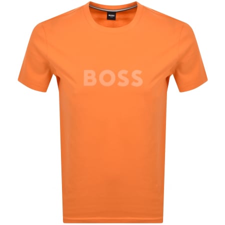 Product Image for BOSS Beachwear Logo T Shirt Orange