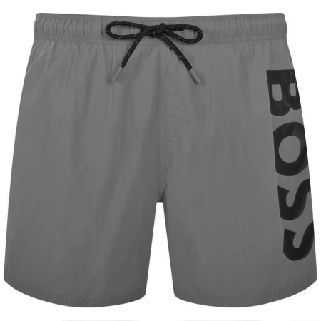 Product Image for BOSS Octopus Swim Shorts Dark Grey