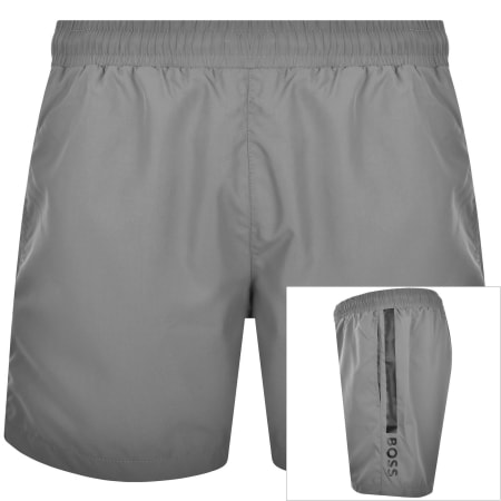 Product Image for BOSS Dolphin Swim Shorts Grey