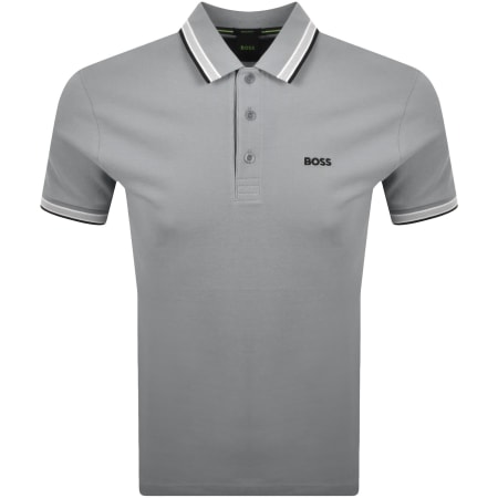 Product Image for BOSS Paddy Polo T Shirt Open Grey