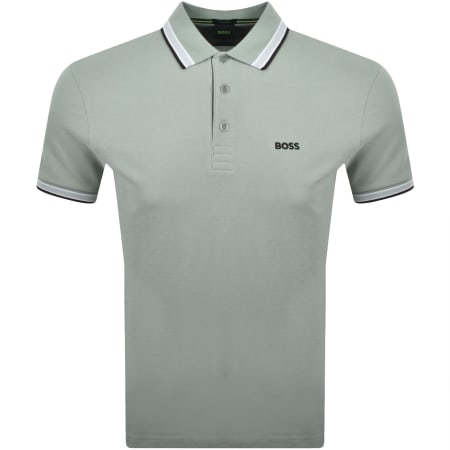 Product Image for BOSS Paddy Polo T Shirt Open Green