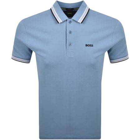Product Image for BOSS Paddy Polo T Shirt Open Blue