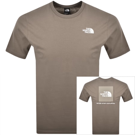 Product Image for The North Face SS Box T Shirt Brown