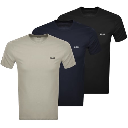Product Image for BOSS 3 Pack Crew Neck T Shirts