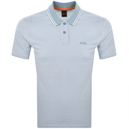 Product Image for BOSS Oxford New Polo T Shirt Blue