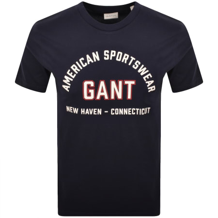 Product Image for Gant Original Graphic T Shirt Blue