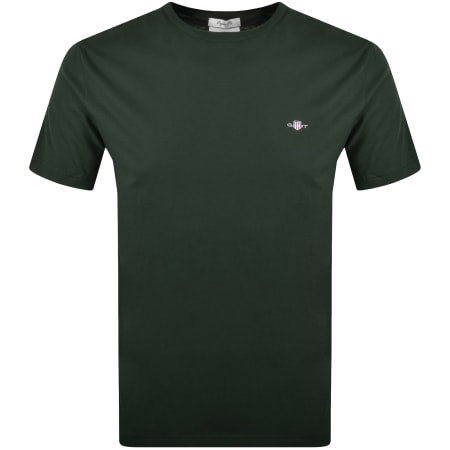 Product Image for Gant Regular Shield T Shirt Green