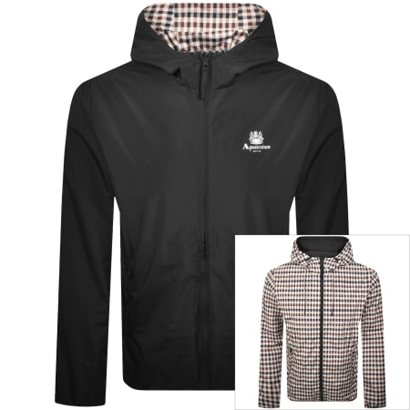 Product Image for Aquascutum Hooded Sailor Reversible Jacket Black