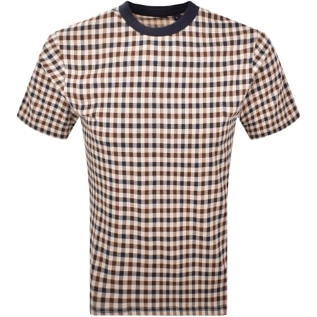 Product Image for Aquascutum Check T Shirt Navy