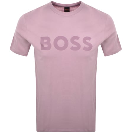 Product Image for BOSS Thinking 1 Logo T Shirt Purple